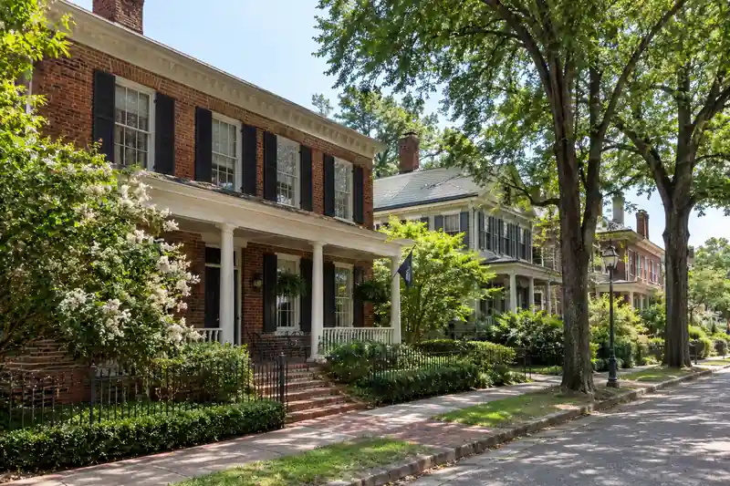 1950s brick ranch homes in east Greensboro