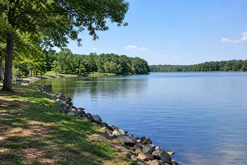 Shoreline at High Point City Lake Park