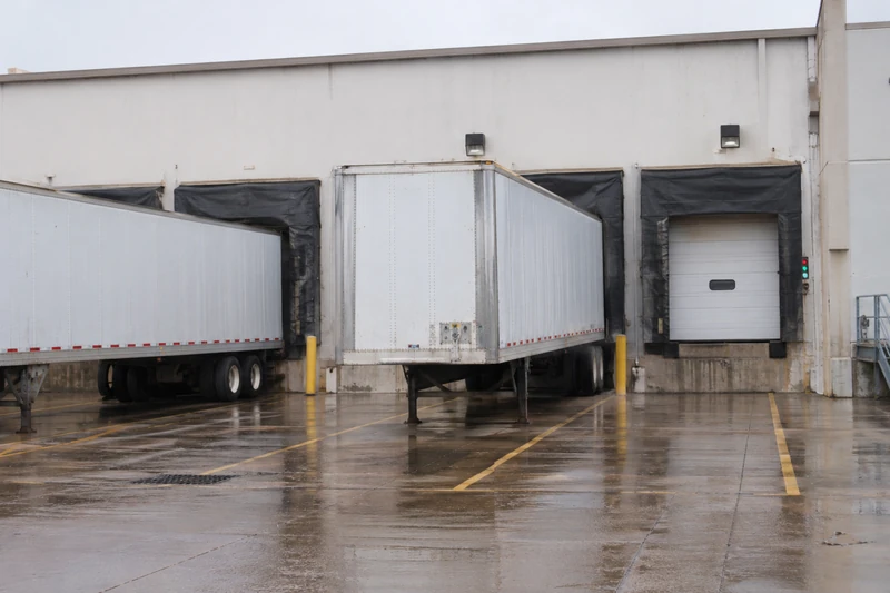 Warehouse loading dock doors